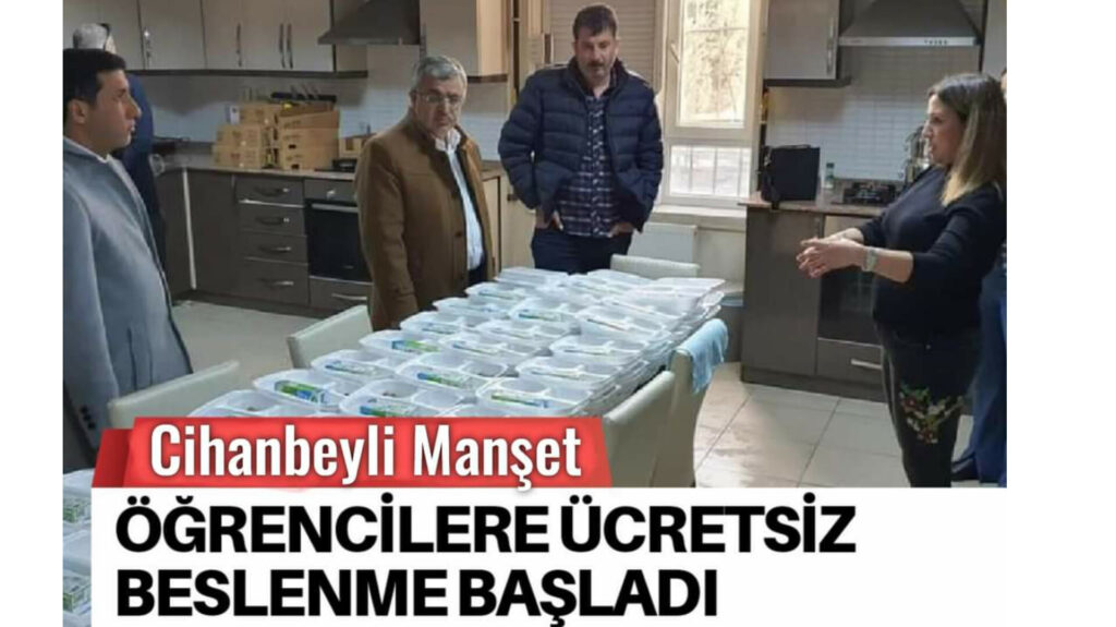 Cihanbeyli de ANASINIFI ÖĞRENCİLERİ 2. DÖNEME ÜCRETSİZ BESLENME İLE BAŞLADI